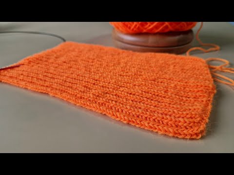 Видео: Английская резинка с ровным краем