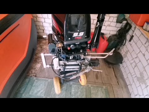 Видео: Электродистанция, гидроподъем на лодочный мотор Hidea 9.9 pro (часть 2)
