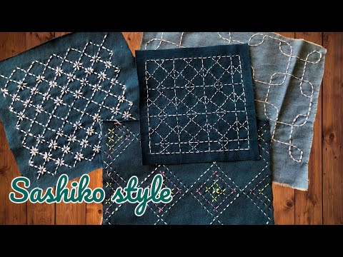 Видео: Sashiko-декоративные швы#boro#sashiko#diy