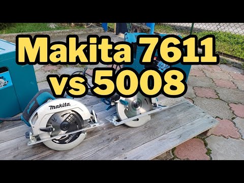 Видео: Битва года! Битва циркулярок Makita: 7611 vs 5008 — Полный обзор! Тест!