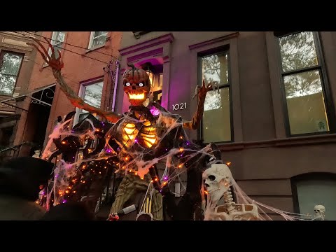 Видео: Осень в Америке/ Хэллоин в Хобокене