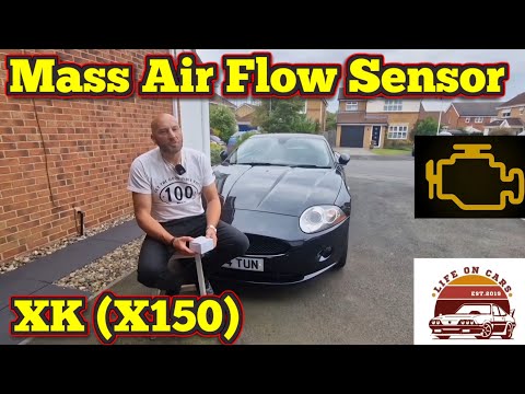 Видео: Датчик массового расхода воздуха Jaguar XK XKR (X150) — как заменить | Диагностический код неиспр...