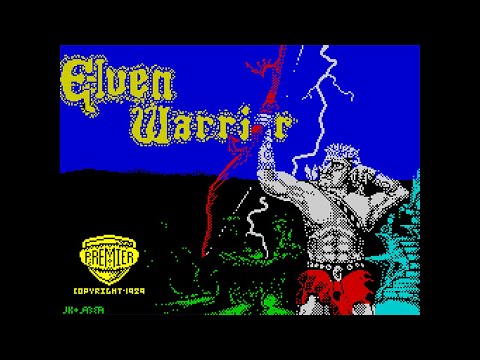 Видео: Elven Warrior. ZX Spectrum. Прохождение