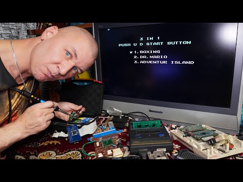 Видео: Денди из ГОВНА и ПАЛОК – как я собрал приставку DENDY из МУСОРА