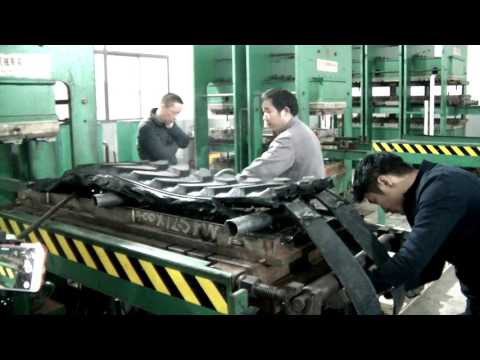 Видео: Процесс создания резиновой гусеницы Yaxol (rubber track creation)