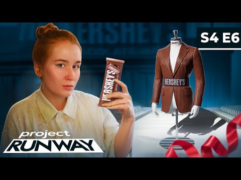Видео: Проект Подиум | 4 сезон 6 серия | Одежда из сладостей Hershey's