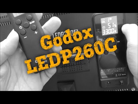 Видео: 💡 Обзор Godox LEDP260C - Светодиодный студийный свет