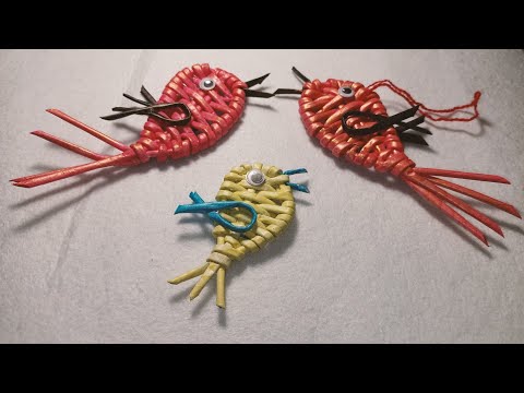 Видео: Пташка з паперових трубочок