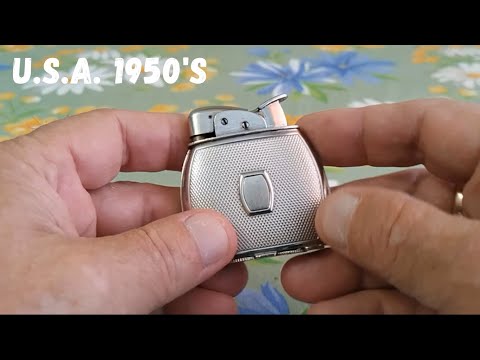 Видео: Old vintage EVANS ROUND petrol pocket lighter Старая бензиновая зажигалка