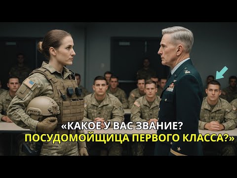 Видео: Боец «Морских котиков» спросил её звание в шутку — пока тень капитана не упала позади него.