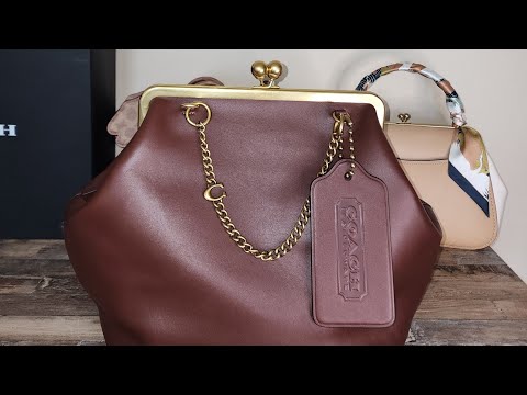 Видео: Сумка Coach Kisslock Frame