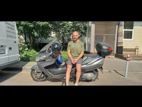 Видео: Мотодальняк из Москвы на Териберку на Suzuki Skywave 400 K7. День 1 и 2.