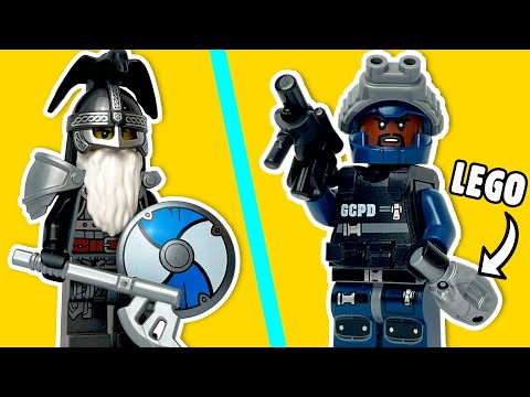 Видео: Как сделать КРУТУЮ минифигурку LEGO?