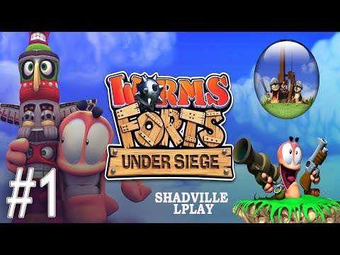 Видео: Worms Forts: Under Siege Прохождение #1: Египет