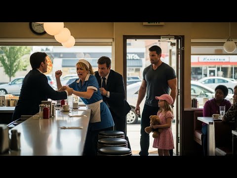 Видео: Папа вошёл в кафе, когда двое мужчин грубо схватили официантку — и то, что он сделал дальше, порази