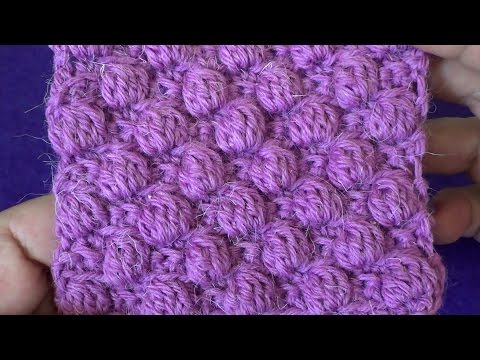 Видео: Плотный узор с шишечками