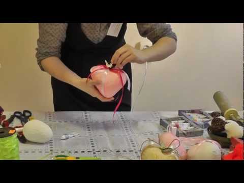 Видео: Объемное полое сердце. Технология изготовления