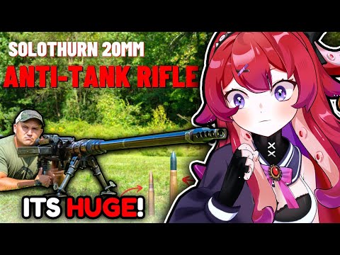 Видео: ЭТА ПРОТИВОТАНКОВАЯ ВИНТОВКА ОГРОМНАЯ...! | Kentucky Ballistics Solothurn 20mm vs Zombie React