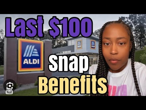Видео: ПОТРАТИЛ ПОСЛЕДНИЕ 100 ДОЛЛАРОВ ПОСОБИЙ SNAP В ALDI | ЧТО Я КУПИЛ ВО ВРЕМЯ ЭТОГО ПРАВИТЕЛЬСТВЕННО...