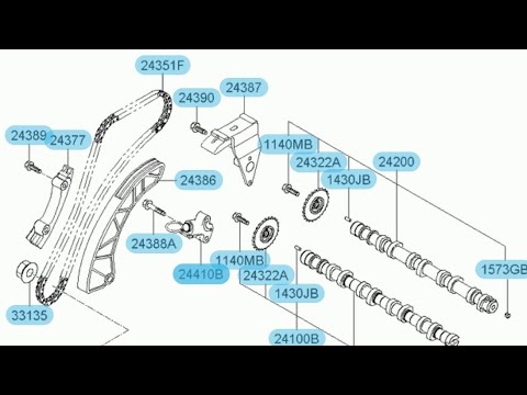 Видео: KIA CEED 1.6 дизель 2008 год замена цепи ГРМ