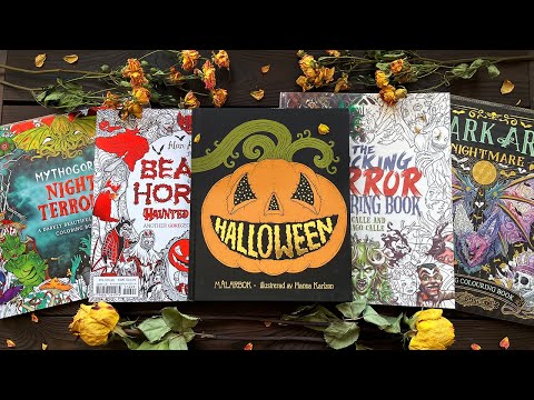 Видео: Начинаю 5 РАСКРАСОК к Хэллоуину🎃 || Раскрашенное за ОКТЯБРЬ 2025