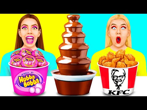 Видео: Шоколадное фондю Челлендж | Шоколадный Фонтан от Craft4Fun Challenge
