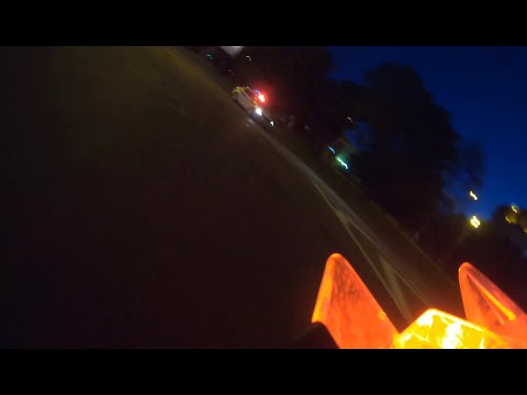 Видео: ДПС держалась до последнего // Ночной прострел на BMW S1000RR