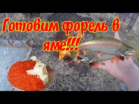 Видео: Копчение форели в яме