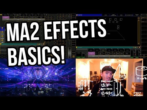 Видео: Программирование освещения: основы движка эффектов MA2!