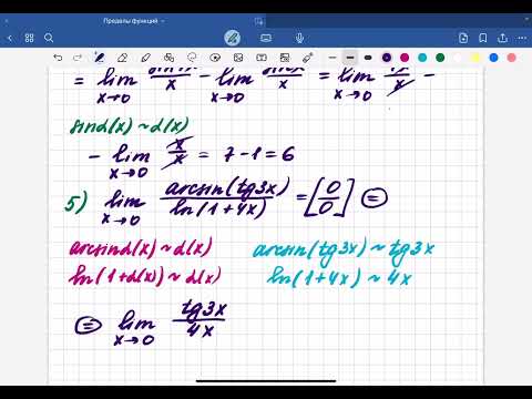 Видео: Пределы функций. Примеры.