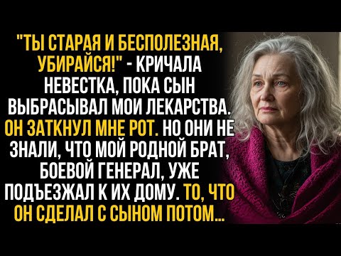 Видео: Сын заткнул мне рот, а невестка смеялась. Но их улыбки исчезли, когда в дверь позвонил мой брат…