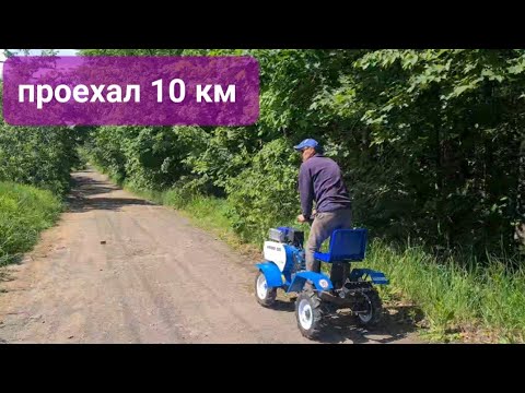 Видео: В дальний путь на Мотоблоке НЕВА.#мотоблок #мотоблокнева #моехобби