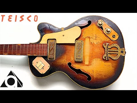 Видео: Я почистил полностью акустическую гитару 1960-х годов, покрытую ржавчиной.