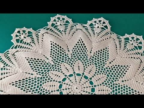 Видео: Очень красивая Салфетка. Четвёртая часть. Крючок. Крючок для начинающих.