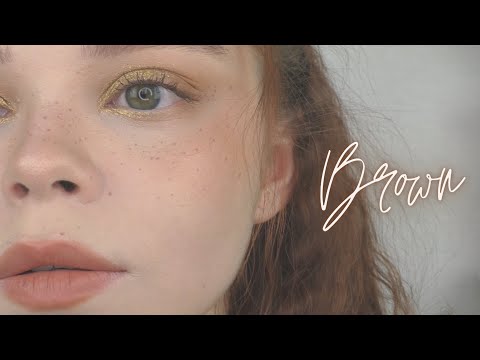 Видео: Макияж в коричневых оттенках/ BROWN MAKEUP
