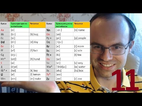 Видео: ПРАКТИЧЕСКИЙ КУРС ЧТЕНИЯ И ПРОИЗНОШЕНИЯ  УРОК 11 Английский язык  Уроки английского языка