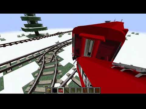 Видео: Как ехать опять без топлива в моде immersive railroading на кнопку клавиши + это едим и я это тормоз