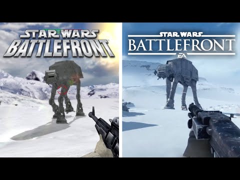 Видео: Сравнение Battlefront 1 (2004) и (2015)