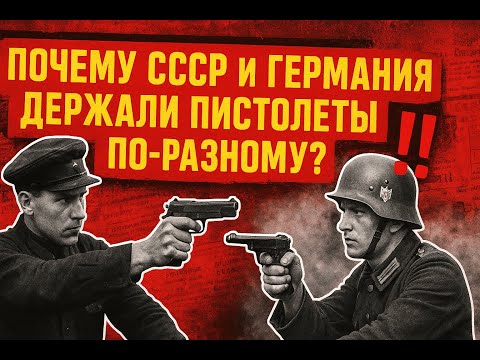 Видео: Неожиданное объяснение: почему советские и немецкие офицеры держали пистолеты по-разному?