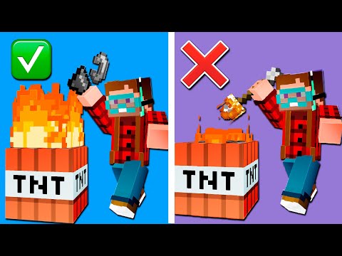 Видео: Вещи которые мы делаем не правильно в Майнкрафте | Майнкрафт Открытия