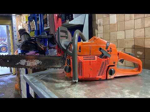 Видео: Husqvarna 372XP 2008 г. Не развивает обороты, чихает!