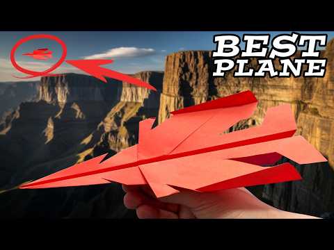 Видео: Как сделать бумажный самолётик для полёта на большие расстояния — мировой рекорд
