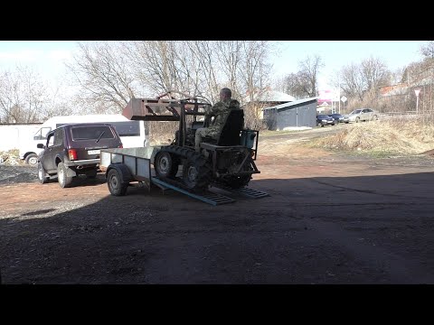 Видео: ГУСЕНИЧНЫЙ МИНИТРАКТОР ч.38