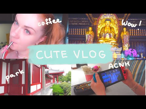 Видео: Cute VLOG #2🌱 парк🏞 |готовка🥗 |урок пианино🎹| animal crossing🎮