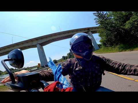 Видео: Пикник, корабль, кофе и немного спорта #harley #motovlog #canada #ontario