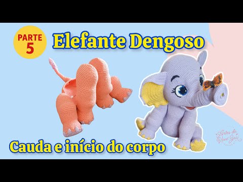 Видео: Застенчивый слон - Часть 5 - Хвост готов и начало туловища