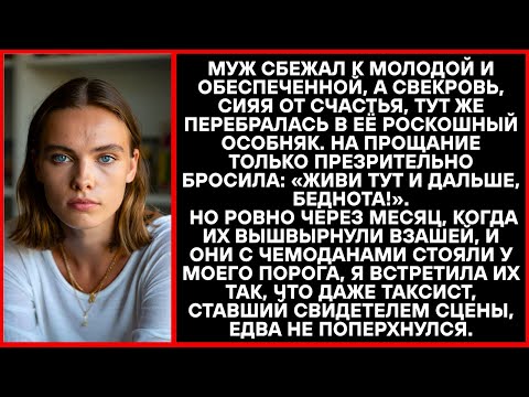 Видео: Муж со свекровью решили возвратиться. Пришли с багажом, а выползли уже на четвереньках.