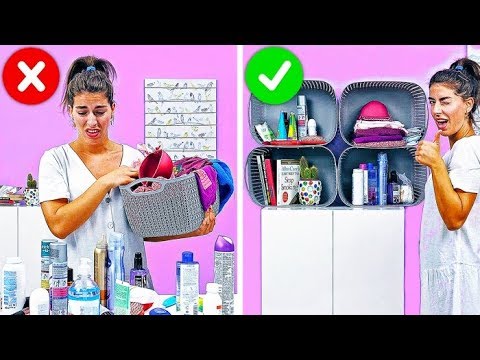 Видео: 26 ЛАЙФХАКОВ, КАК НАВЕСТИ ПОРЯДОК В КОМНАТЕ