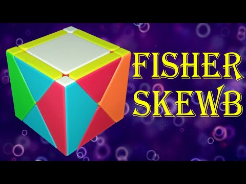 Видео: Fisher Skewb, MoYu, Фишер Скьюб сборка, инструкция, How to solve cube, tutorial