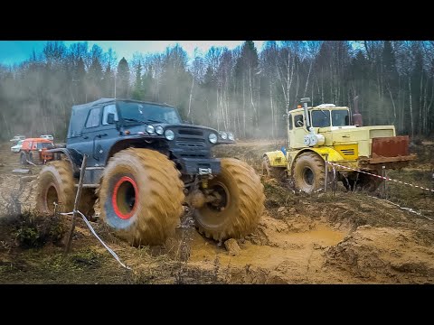 Видео: ПСИХ на МЕГА УАЗЕ поспорил с КИРОВЦЕМ К700 на БЕЗДОРОЖЬЕ / OFF ROAD